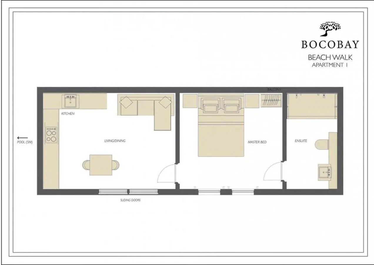 Beach Walk Residences Palm Beach 0*,  Aruba